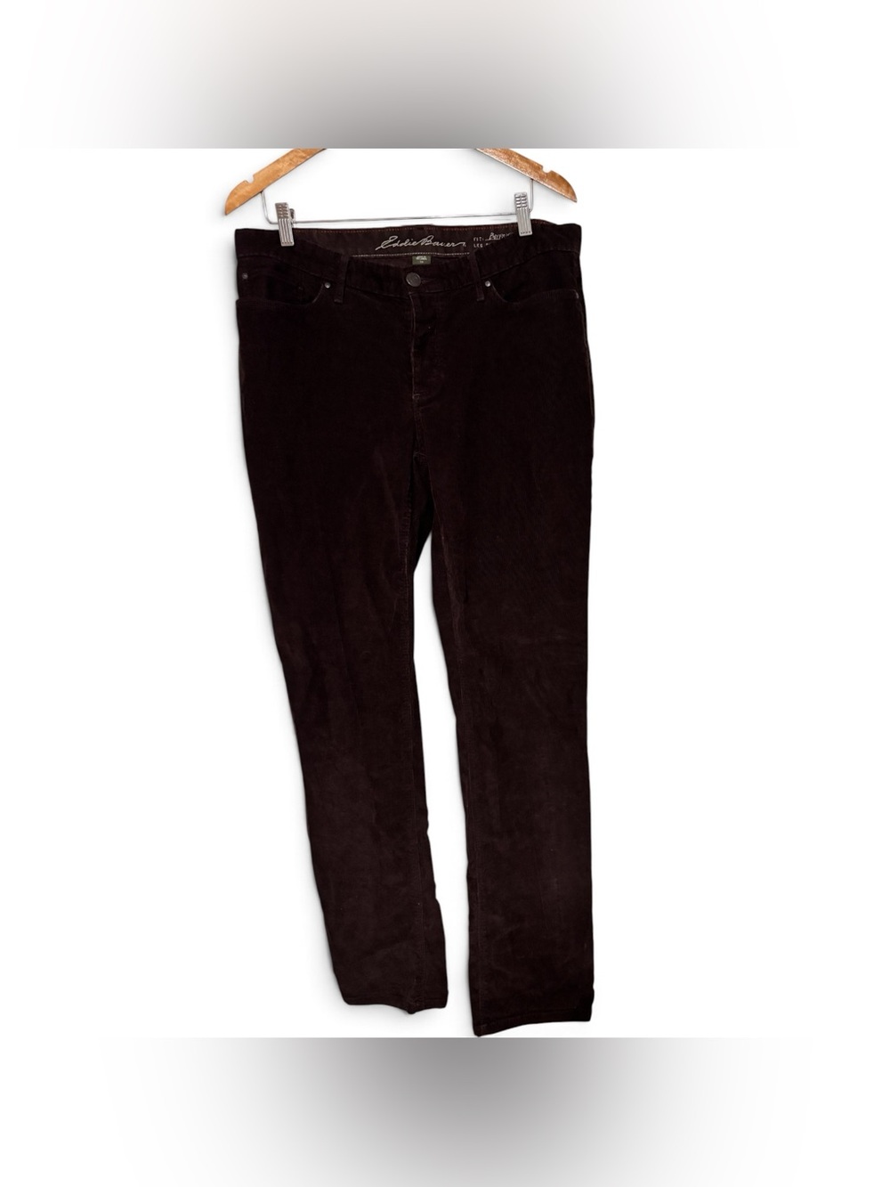 Eddie Bauer Women's Dark Chocolate Boyfriend Jeans